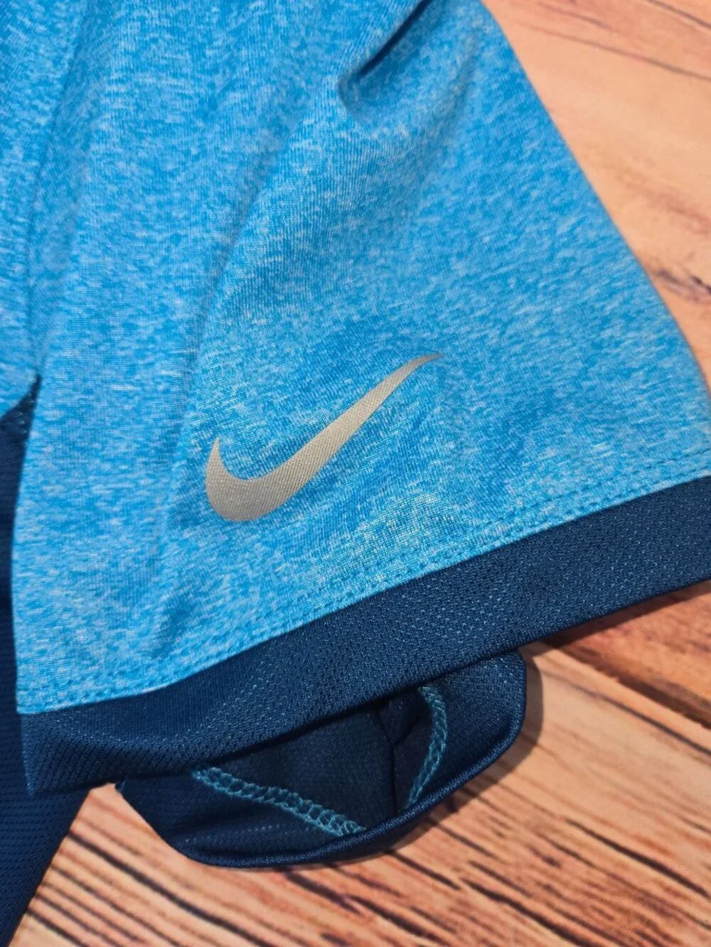 Nike Mens Golf Dri-Fit Tour Blue Performance Polo Large